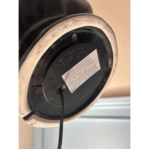 Mr Halloween Ceramic Black with Lights Nostalgic Tree 14” Mr Christmas Works - Picture 5 of 9